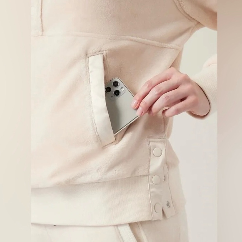 NWT Recover Cozy Snap Front Sweatshirt - Picture 5 of 6